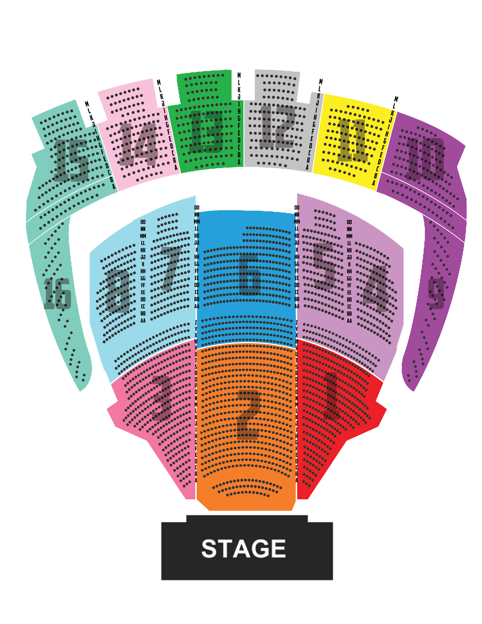 Penlight Stage Chart 2024